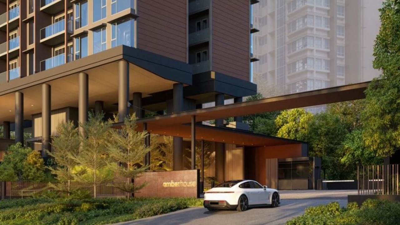 Amber House evening exterior perspective